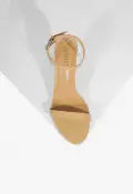 Irina Mid Leather Sandal(5,Beige)