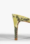 Irina Mid Snake Sandal(5,Yellow)