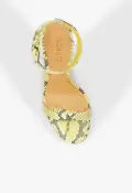 Irina Snake Sandal(5,Yellow)