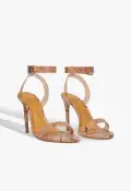 Irina Snake Sandal(5,Brown)