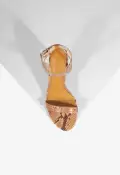 Irina Snake Sandal(5,Brown)