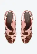 Jennifer Leather Sandal(5,Pink)