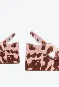 Jennifer Leather Sandal(5,Pink)