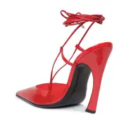 Elyra Patent Leather Pump(5,Red)