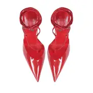 Elyra Patent Leather Pump(5,Red)
