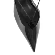 Elyra Mid Patent Leather Pump(5,Black)