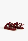 Janet Sporty Sandal(5,Red)