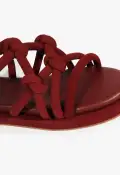 Janet Sporty Sandal(5,Red)