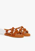 Janet Sporty Sandal(5,Brown)