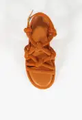 Janet Sporty Sandal(5,Brown)