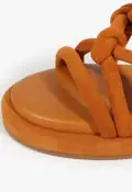 Janet Sporty Sandal(5,Brown)