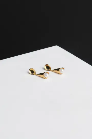 PEARL ANNA EARRINGS(STERLING SILVER)