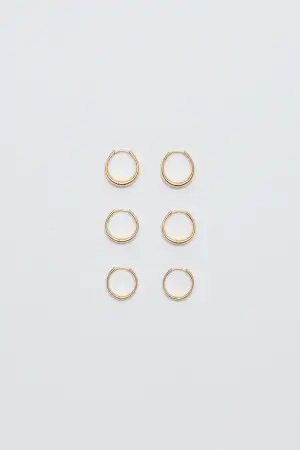 18K GOLD ESSENTIAL HOOPS
