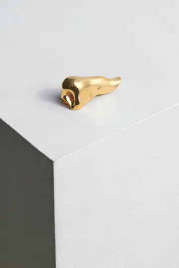 18K GOLD NOSE BROOCH