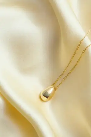 18K TINY EGG PENDANT