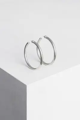 LARGE EVERYDAY HOOPS(STERLING SILVER)