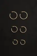Petite Clara Hoops(Sterling Silver)