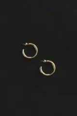 SMALL EVERYDAY HOOPS(STERLING SILVER)