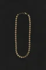 SMALL CIRCLE LINK NECKLACE(STERLING SILVER)