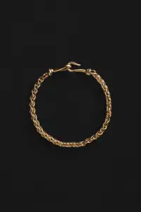 BRAIDED CHAIN BRACELET(Sterling Silver)