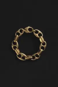 LARGE BARBARA CHAIN BRACELET(STERLING SILVER)