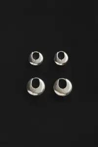 BIALY HOOPS(Sterling Silver,Small)