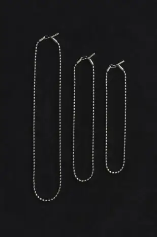 Seed Chain. 16in(Sterling Silver)