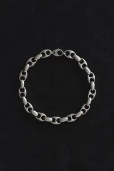 LARGE BARBARA CHAIN NECKLACE(STERLING SILVER)