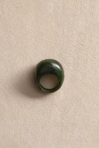 Medium Jade Donut Ring(5)