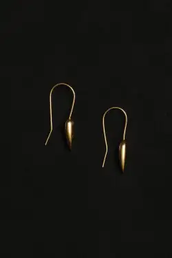 Tiny Spear Earrings(Sterling Silver)