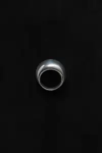 LARGE DONUT RING(STERLING SILVER,6)