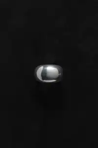 LARGE DONUT RING(STERLING SILVER,6)