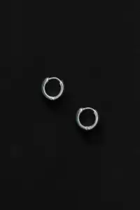 Edo Hoops(Sterling Silver,Small)