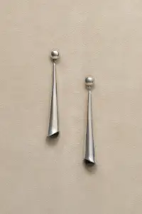 LOU LOU DROP EARRINGS(STERLING SILVER)