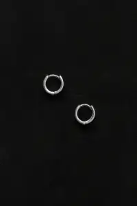 Edo Hoops(Sterling Silver,Small)