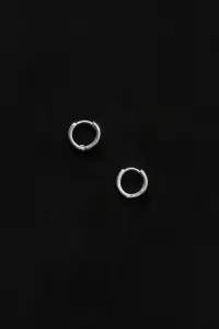 Edo Hoops(Sterling Silver,Small)