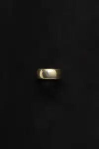18K GOLD THIN CIGAR RING(5)