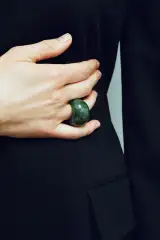 JADE DONUT RING(5)