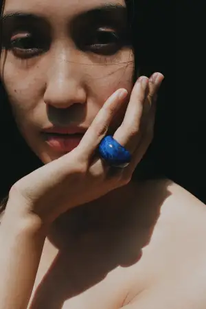 Lapis Donut Ring