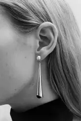 LOU LOU DROP EARRINGS(STERLING SILVER)