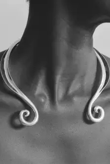 SPIRAL COLLAR(SILVER)