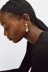 PEARL ANNA EARRINGS(STERLING SILVER)
