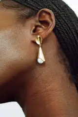 PEARL ANNA EARRINGS(STERLING SILVER)