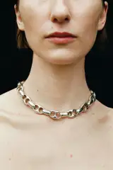LARGE BARBARA CHAIN NECKLACE(STERLING SILVER)
