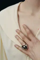 TAHITIAN PEARL ORB RING(5)