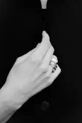 DISC AND DIMPLE RING SET(4)