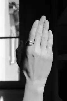STACKING RING. SET OF TWO(4)
